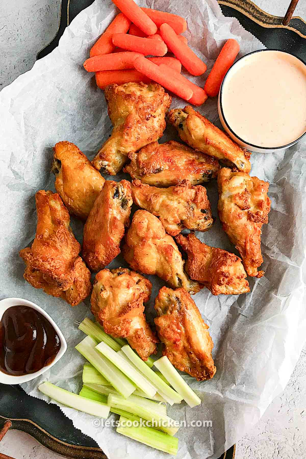 Frozen chicken wings in air fryer Let’s Cook Chicken!
