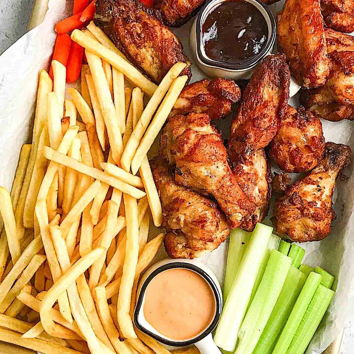 How to make chicken wings and fries - Let’s Cook Chicken!